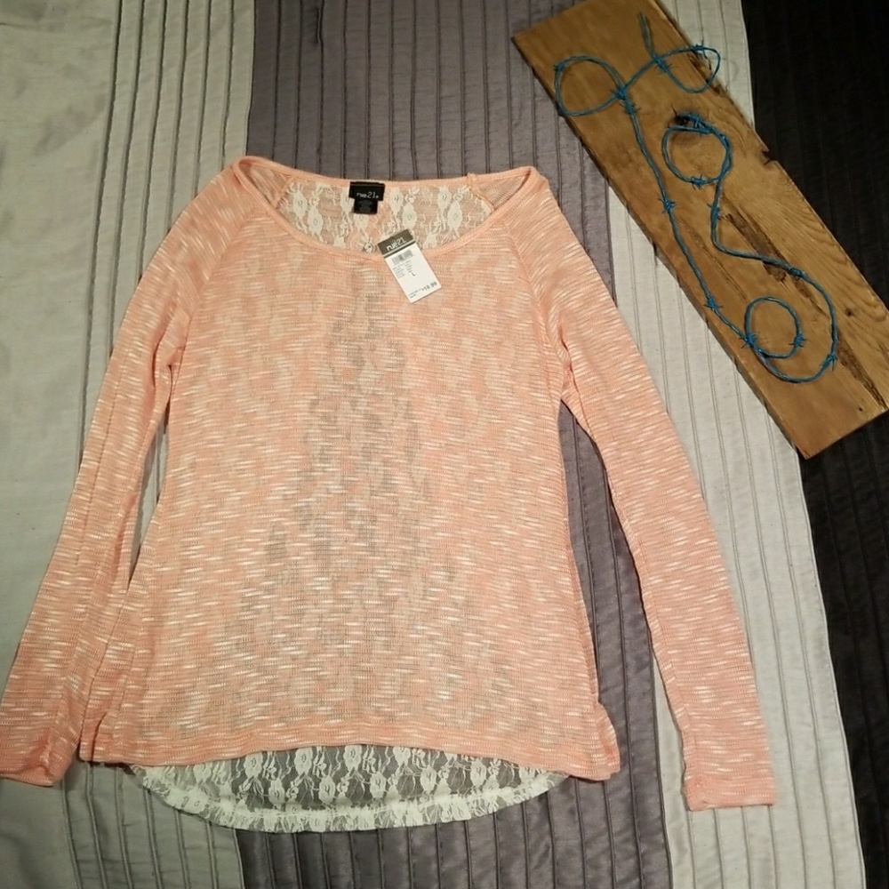 NWT Rue21 Lace Long-sleeve